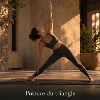 Posture du triangle - Trikonasana